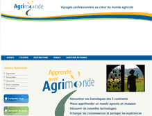 Tablet Screenshot of agrimonde.fr